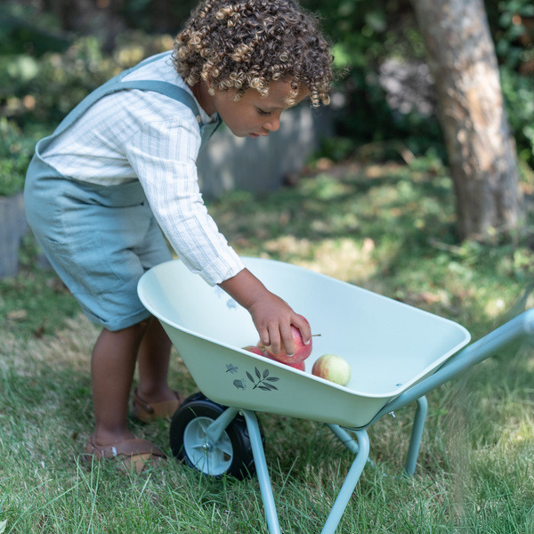 MIĘTOWA TACZKA metalowa dla dzieci Forest Friends