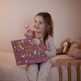 PROJEKTOR latarka z 12 bajkami na slajdach RÓŻOWY