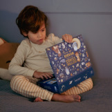 PROJEKTOR latarka z 12 bajkami na slajdach BŁĘKIT