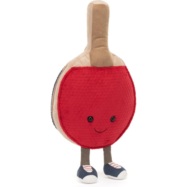 WESOŁA RAKIETKA DO TENISA STOŁOWEGO przytulanka 28 cm