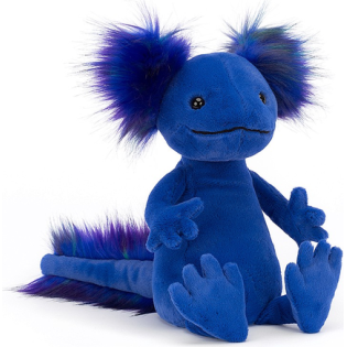 SALAMANDRA Andie niebieska przytulanka 27 cm