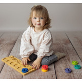 KOLOROWE KÓŁECZKA puzzle sensoryczne ZESTAW XL