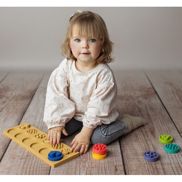 KOLOROWE KÓŁECZKA puzzle sensoryczne ZESTAW XL