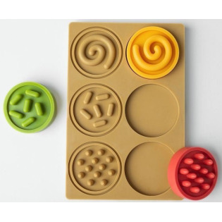 KOLOROWE KÓŁECZKA puzzle sensoryczne