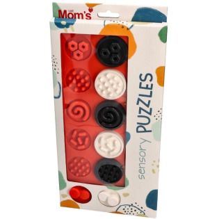 KÓŁECZKA KONTRASTOWE puzzle sensoryczne ZESTAW XL