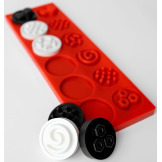 KÓŁECZKA KONTRASTOWE puzzle sensoryczne ZESTAW XL