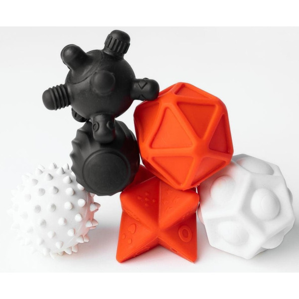 PIŁECZKI KONTRASTOWE sensoryczne zestaw 6 szt.