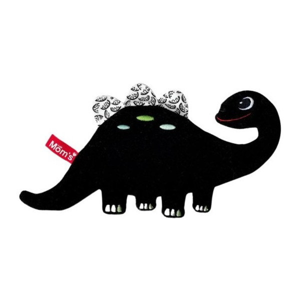 DINOZAUR szeleszcząca szmatka kontrastowa przytulanka