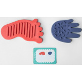 SENSORKY ścieżka sensoryczna ZESTAW 8 szt. + karty ruchowe