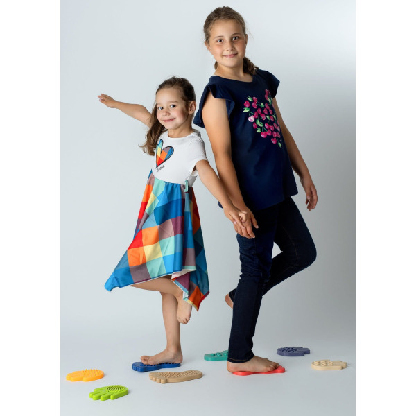 SENSORKY ścieżka sensoryczna ZESTAW 8 szt. + karty ruchowe