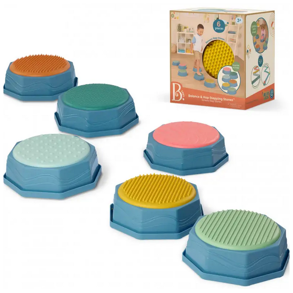 6 PÓL/KAMIENI SENSORYCZNYCH zestaw modułowy Balance & Hop Stepping Stones Sensory Step Stones
