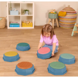 6 PÓL/KAMIENI SENSORYCZNYCH zestaw modułowy Balance & Hop Stepping Stones Sensory Step Stones