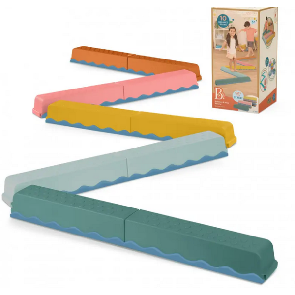 10 BELEK RÓWNOWAŻNYCH zestaw modułowy Balance & Hop Beams Balance Beams