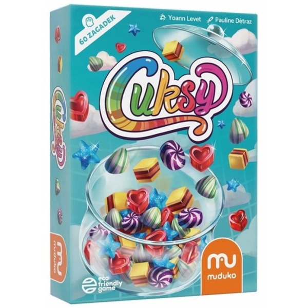 CUKSY 60 zagadek gra logiczna Muduko 7+