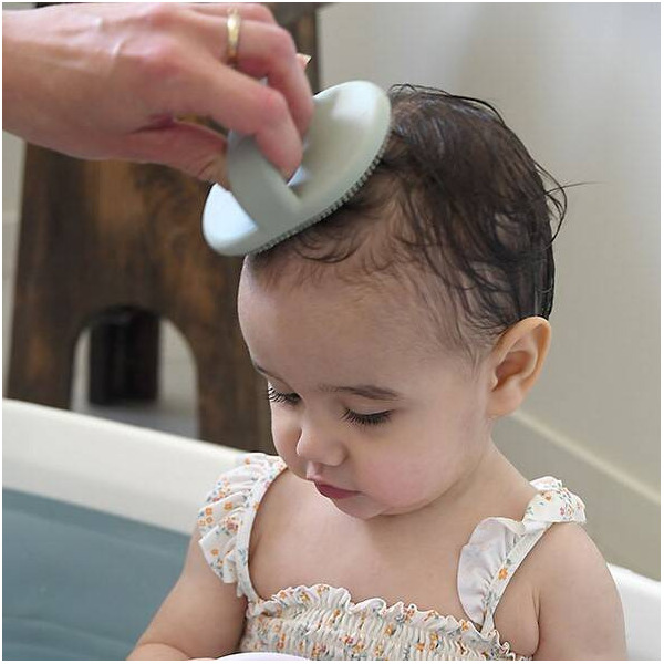 SILIKONOWA SZCZOTECZKA do mycia i masażu dziecka Misty green Beaba