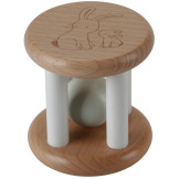 DREWNIANA GRZECHOTKA brązowa Baby Bunny