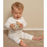 DREWNIANA GRZECHOTKA brązowa Baby Bunny