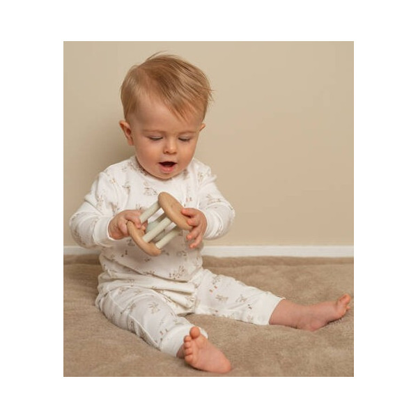 DREWNIANA GRZECHOTKA brązowa Baby Bunny