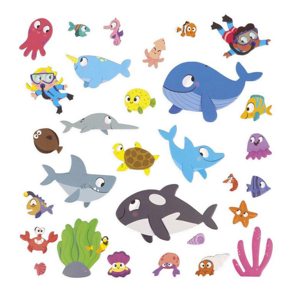 Magnetyczna układanka PODWODNY ŚWIAT Magneti'stories