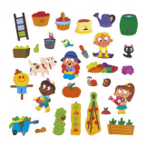 Magnetyczna układanka W OGRÓDKU Magneti'stories