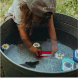 KIDYCAM wodoodporny aparat fotograficzny niebieski