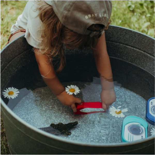 KIDYCAM wodoodporny aparat fotograficzny niebieski
