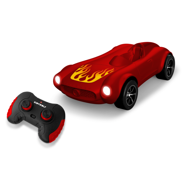 KIDYCAR zdalnie sterowane auto Czerwone