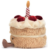 URODZINOWY TORCIK ze świeczką przytulanka 16 cm