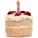 URODZINOWY TORCIK ze świeczką przytulanka 16 cm