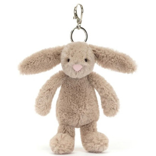 BEŻOWY KRÓLICZEK beżowa zawieszka breloczek Beige Bunny 18 cm