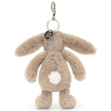 BEŻOWY KRÓLICZEK beżowa zawieszka breloczek Beige Bunny 18 cm