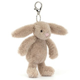 BEŻOWY KRÓLICZEK beżowa zawieszka breloczek Beige Bunny 18 cm