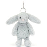 SREBRNY KRÓLICZEK zawieszka breloczek Silver Bunny 18 cm
