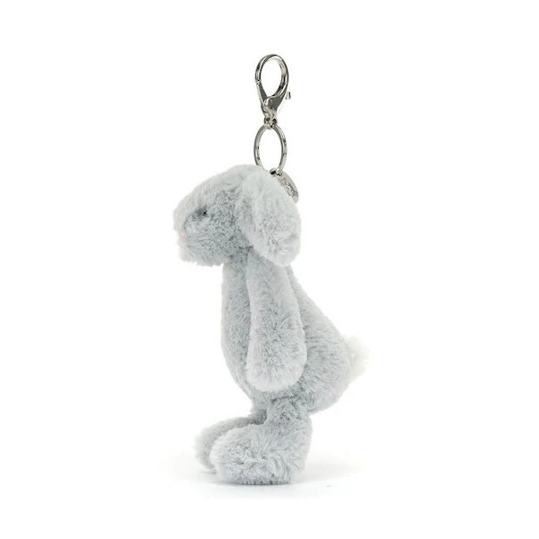 SREBRNY KRÓLICZEK zawieszka breloczek Silver Bunny 18 cm
