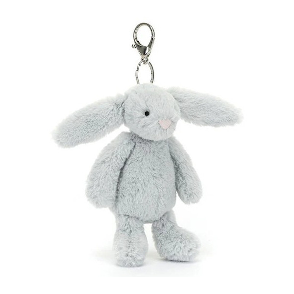 SREBRNY KRÓLICZEK zawieszka breloczek Silver Bunny 18 cm