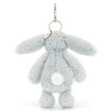 SREBRNY KRÓLICZEK zawieszka breloczek Silver Bunny 18 cm