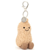 WESOŁY FISTASZEK brązowa zawieszka breloczek 12 cm