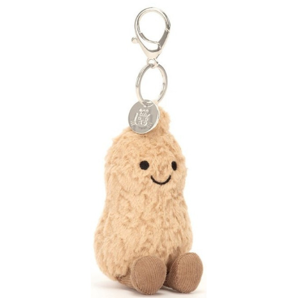 WESOŁY FISTASZEK brązowa zawieszka breloczek 12 cm