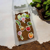 MAGICZNA GLEBA Z WARZYWAMI piasek kinetyczny 100% naturalny 907g w pojemniku zestaw z akcesoriami