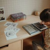 Piraci i ocean KIDYDRAW-MINI podświetlany tablet do rysowania pad z ekranem LCD