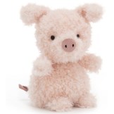 ŚWINKA różowa przytulanka Little 18 cm