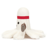 WESOŁA LOTKA DO BADMINTONA kremowa przytulanka 15 cm