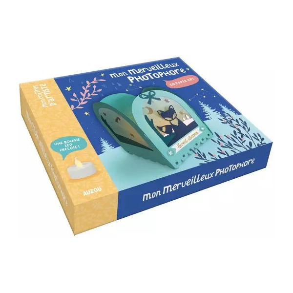 LAMPION do samodzielnego złożenia ozdoba zestaw kreatywny DIY Auzou 6+