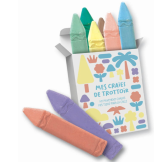 ZESTAW KREATYWNY z kredą chodnikową i szablonami Auzou 3+