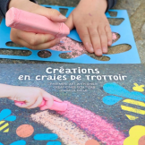 ZESTAW KREATYWNY z kredą chodnikową i szablonami Auzou 3+