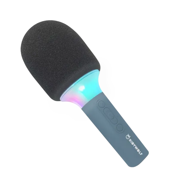 KIDYMIC - mikrofon do karaoke z modulacją głosu niebieski