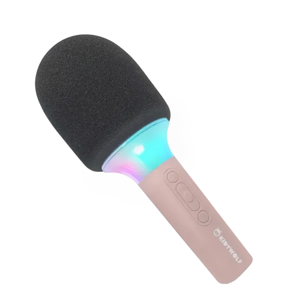 KIDYMIC - mikrofon do karaoke z modulacją głosu różowy