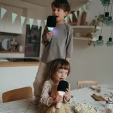 KIDYMIC - mikrofon do karaoke z modulacją głosu różowy