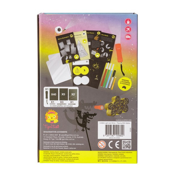 ŚWIATŁO zabawa z optyką zestaw naukowy