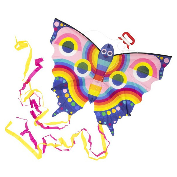 KOLOROWY MOTYL duży latawiec